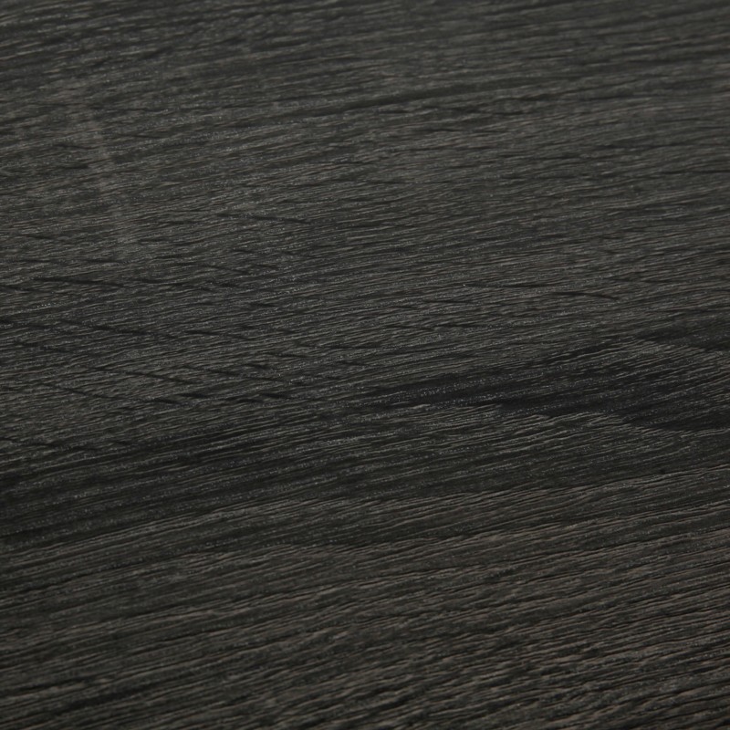 Bureau 1T chêne cendré piétement métal - Meuble design et décoration