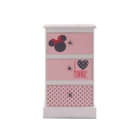 Meuble de rangement 3 tiroirs Minnie - Meuble design et décoration