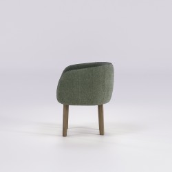 Fauteuil en noyer massif NIDO - Meuble design et décoration