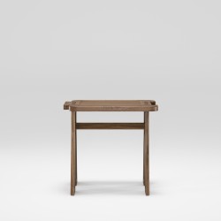 Tabouret en noyer massif MULTIBANQUETA