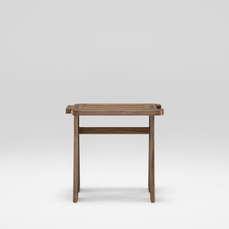 Tabouret en noyer massif MULTIBANQUETA