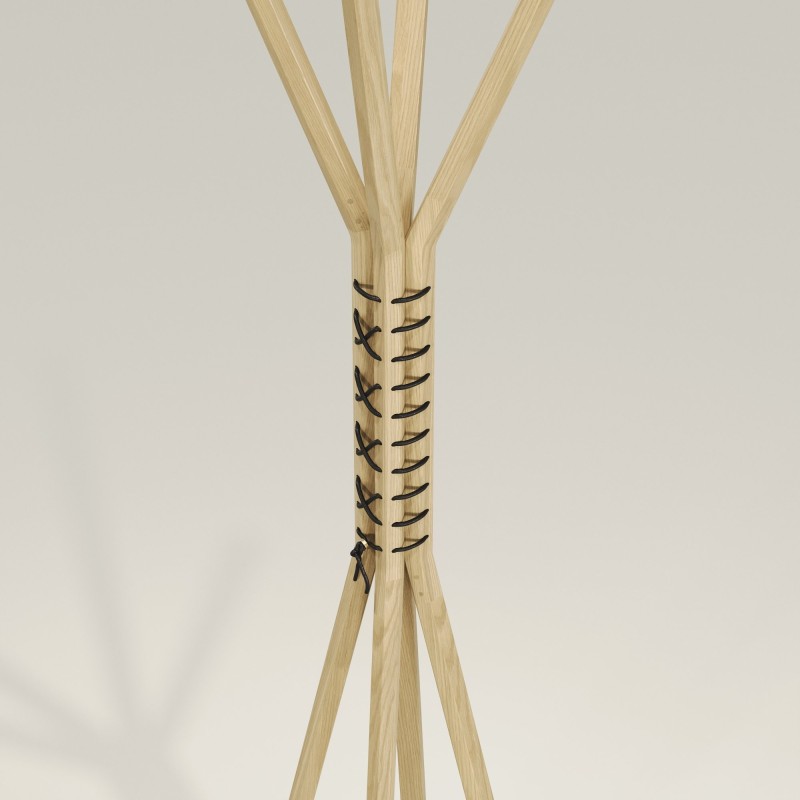 Porte manteau en chêne massif CANCAN