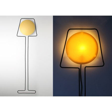 Lampadaire/lampe autocollante Adhesive Design - Meuble design et décoration